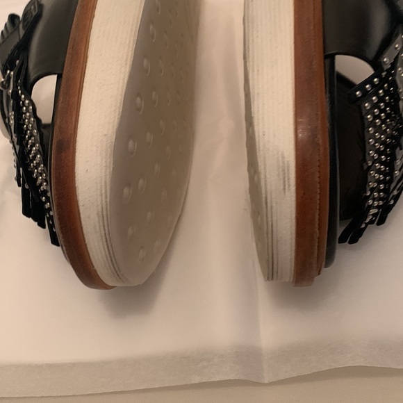 Todd’s black sandals with chrome detail, size 39 - Picture 7 of 10